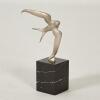 A French Art Deco Silvered Bronze Swallow - 2