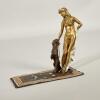 A Franz Bergman (1861-1936) Nude Bronze with Panther