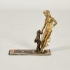 A Franz Bergman (1861-1936) Nude Bronze with Panther - 2