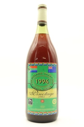 (1) 1985 Stellenbosh Farmers Winery 1996 South Africa New Zealand Rugby Tour Series Pinotage, 1500ml