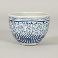 A Chinese Blue and White Jardinere