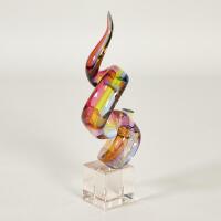 An Archimede Seguso for Murano Ribbon Sculpture