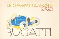 Le Champion Du Monde 1926 Bugatti Poster