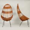 A Pair of John Crichton Egg Chairs 