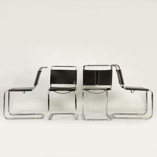 A Set of Ten Marcel Breuer Bauhaus Cantilever Chairs