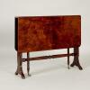 An Antique Burl Walnut Dropside Table 