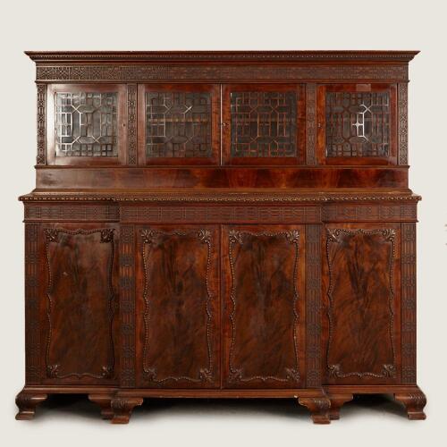 A Substantial Edwardian Collectors Cabinet