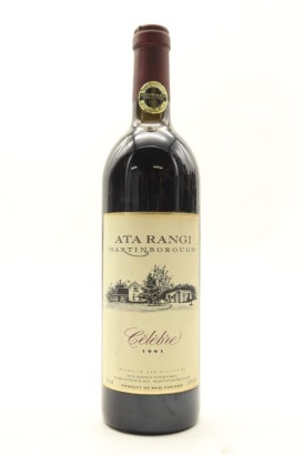 (1) 1991 Ata Rangi Celebre, Martinborough (US)