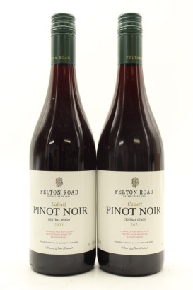 (2) 2021 Felton Road Calvert Pinot Noir, Bannockburn [JR17]