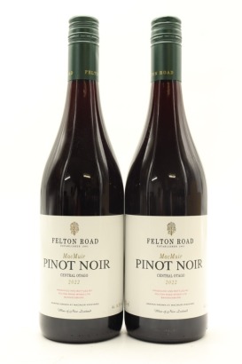 (2) 2022 Felton Road MacMuir Pinot Noir, Central Otago [JR17.5]