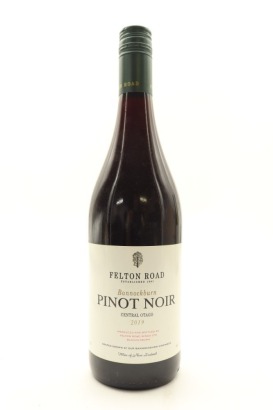 (1) 2019 Felton Road Bannockburn Pinot Noir, Central Otago [JR17] [WS94]