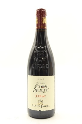 (1) 2016 Alain Jaume & Fils Domaine Lirac Clos de Sixte, Rhone