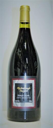 (1) 1998 Martinborough Vineyards Reserve Pinot Noir 1500ml, Martinborough
