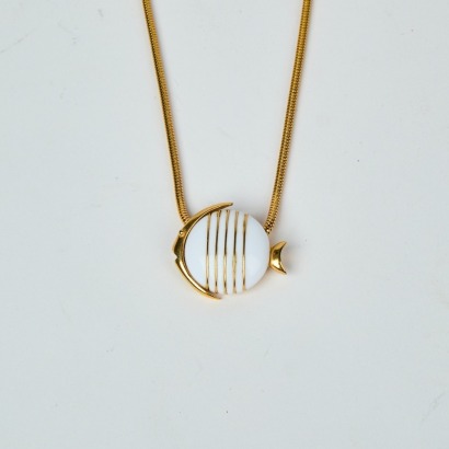 A Mid-Century FIsh Necklace