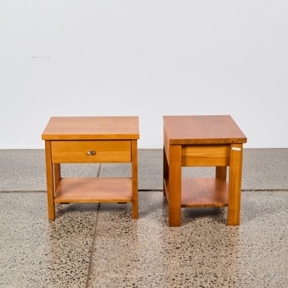 An Ambrose Heart Rimu Bedside Tables