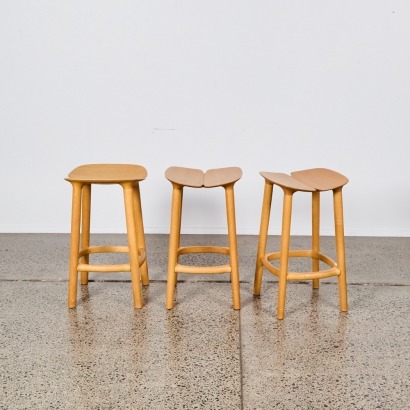 A Trio of Mattiazzi Osso Counter Stools, Simon James