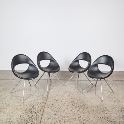 A Set of Four Up Chairs by Martin Ballendat for Tonon