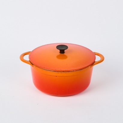 A Vintage Enamelled Cousances Pot
