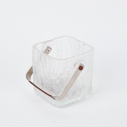 A Hoya Glacial Glass Ice Bucket