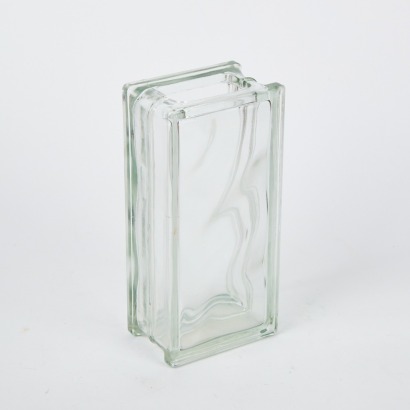 A West German Glass Brick Vase