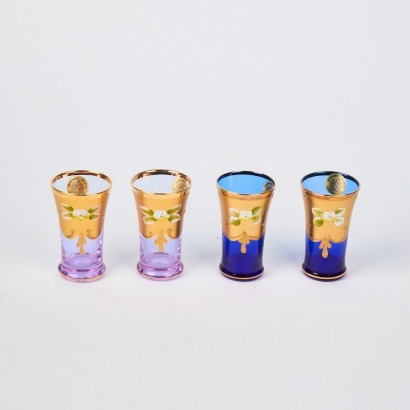 A Set Of Four Murano Glasses