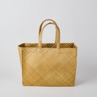 A Flax Weave Bag