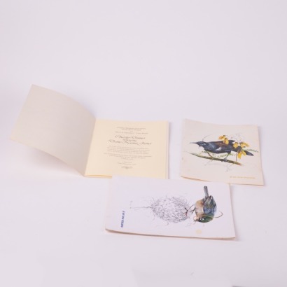 A Collection Vintage Of Air New Zealand Menus