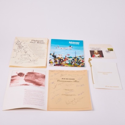 A Collection Vintage Of Air New Zealand Items