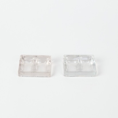 A Pair Of Glass Ashtrays