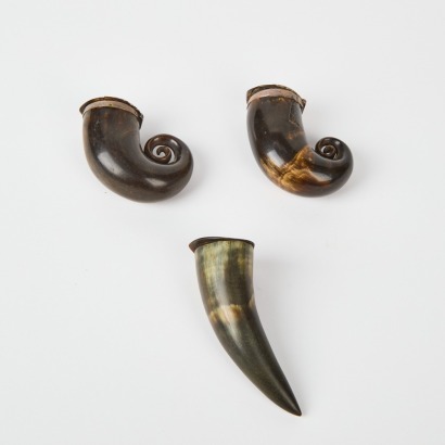 A Trio Of Horn Snuffs