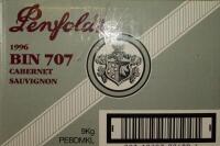 (6) 1996 Penfolds Bin 707 Cabernet Sauvignon, South Australia