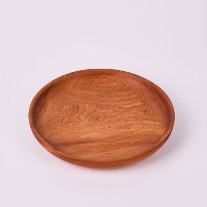 A Recycled Sepele Wood Turned Bowl