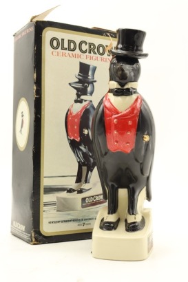 (1) Old Crow 7 Year Old Bourbon Whisky In Royal Doulton Ceramic Figurine Decanter, 738ml, Circa 1960s (GB)