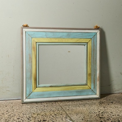 A Pastel Framed Mirror