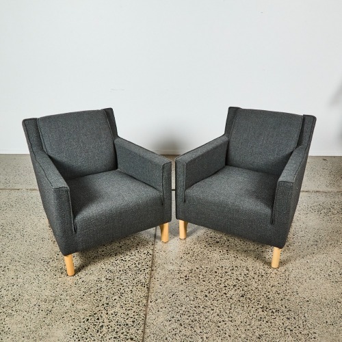 A Pair of Globe West Harlow Occasional Chairs