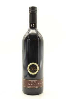 (1) 2002 Kim Crawford Merlot, East Coast