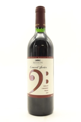 (1) 2000 Mission Concert Series Merlot Cabernet Franc, Hawke's Bay