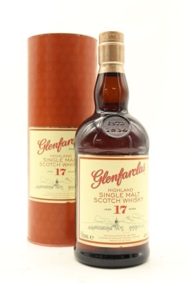 (1) Glenfarclas 17 Year Old Single Malt Scotch Whisky, 43% ABV (GB)