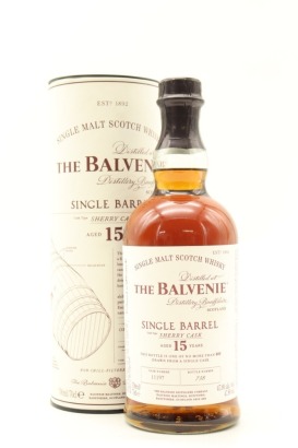 (1) The Balvenie Single Barrel Sherry Cask 15 Year Old Single Malt Scotch Whisky, 47.8% ABV (GB)