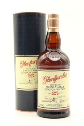 (1) Glenfarclas 25 Year Old Single Malt Scotch Whisky, 43% ABV