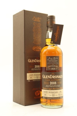 (1) Glendronach 2008 Pedro Ximenez Puncheon 12 Year Old #8558 Single Malt Scotch Whisky, 59.4% ABV (GB)