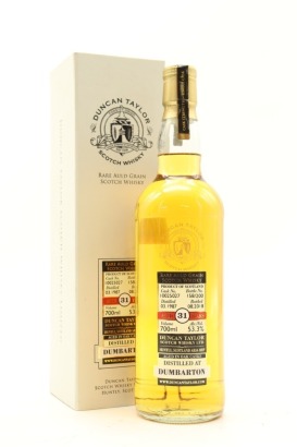 (1) Dumbarton 1987 Duncan Taylor Rare Auld Grain 31 Year Old Single Grain Scotch Whisky, 53.3% ABV (GB)