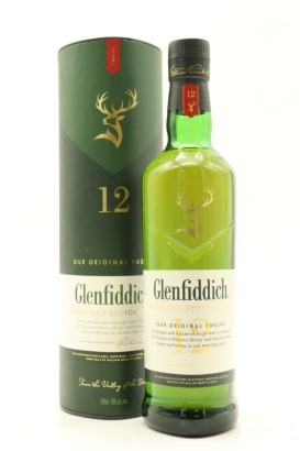 (1) Glenfiddich 12 Year Old Single Malt Scotch Whisky, 40% ABV (GB)