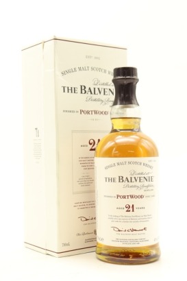 (1) The Balvenie PortWood 21 Year Old Single Malt Scotch Whisky, 40% ABV (GB)