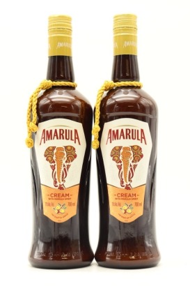(2) Amarula Marula Fruit Cream Liqueur, South Africa, 17% ABV, 700ml