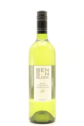 (1) 2012 Bensen Block Chardonnay, Gisborne