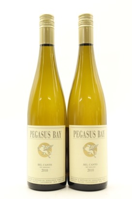 (2) 2010 Pegasus Bay 'Bel Canto' Dry Riesling, Waipara