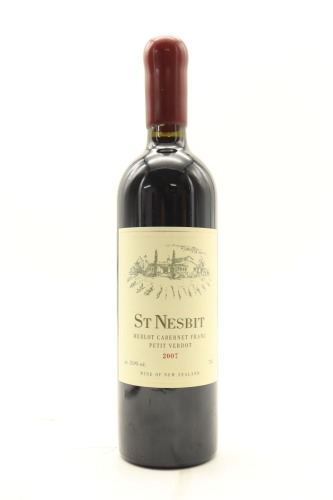(1) 2007 St Nesbit Cabernet Merlot Petit Verdot, Auckland