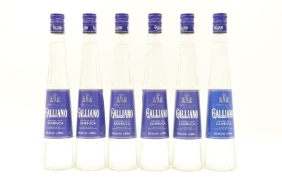 (6) Galliano Liquore Alla Sambuca, 30% ABV, 500ml