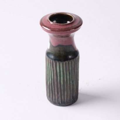 A Graeme Storm Fluted Bottle Vase